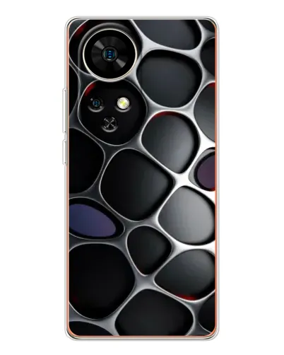 Чохол для Ulefone Note 17 Pro з картинкою «Об'ємна темна решітка» Чохол для Ulefone Note 17 Pro з картинкою «Об'ємна темна решітка»