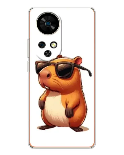 Чехол для Ulefone Note 17 Pro с картинкой «Капибара в очках» Чехол для Ulefone Note 17 Pro с картинкой «Капибара в очках»