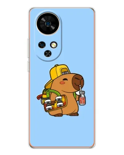 Чехол для Ulefone Note 17 Pro с картинкой «Капибара на скейте» Чехол для Ulefone Note 17 Pro с картинкой «Капибара на скейте»