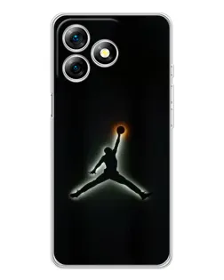 Чехол для Ulefone Note 18 Pro с картинкой «Jordan Gradient Logo»