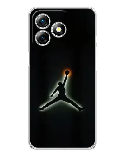 Чехол для Ulefone Note 18 Pro с картинкой «Jordan Gradient Logo»