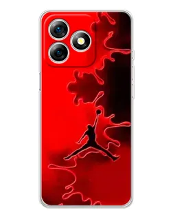 Чехол для Ulefone Note 18 Pro с картинкой «Jordan Red Smoke» Чехол для Ulefone Note 18 Pro с картинкой «Jordan Red Smoke»