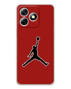 Чехол для Ulefone Note 18 Pro с картинкой «Jordan Red Back» Чехол для Ulefone Note 18 Pro с картинкой «Jordan Red Back»