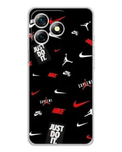 Чехол для Ulefone Note 18 Pro с картинкой «Nike Mix Pattern» Чехол для Ulefone Note 18 Pro с картинкой «Nike Mix Pattern»