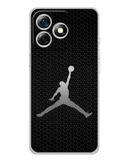 Чехол для Ulefone Note 18 Pro с картинкой «Jordan Dark Carbon» Чехол для Ulefone Note 18 Pro с картинкой «Jordan Dark Carbon»