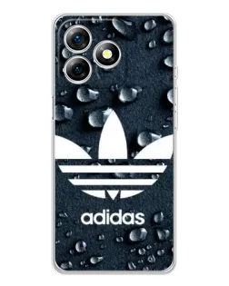 Чехол для Ulefone Note 18 Pro с картинкой «Adidas Trefoil Blue»