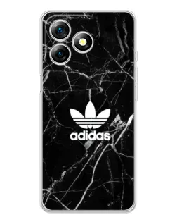 Чехол для Ulefone Note 18 Pro с картинкой «Белый мрамор Adidas»