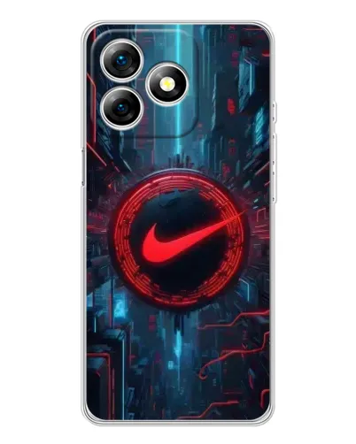 Чехол для Ulefone Note 18 Pro с картинкой «Техногенный стиль Nike» Чехол для Ulefone Note 18 Pro с картинкой «Техногенный стиль Nike»