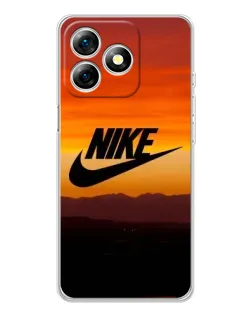 Чехол для Ulefone Note 18 Pro с картинкой «Nike — вечерний горизонт»