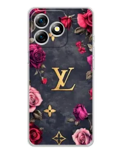 Чехол для Ulefone Note 18 Pro с картинкой «Цветочный Louis Vuitton»