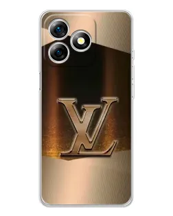 Чохол для Ulefone Note 18 Pro з картинкою «LV — золоте сяйво»