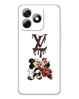 Чохол для Ulefone Note 18 Pro з картинкою «LV та Міккі Маус»