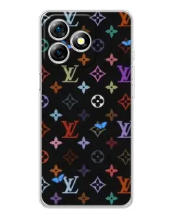 Чохол для Ulefone Note 18 Pro з картинкою «Кольорова монограма LV»