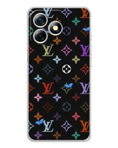 Чохол для Ulefone Note 18 Pro з картинкою «Кольорова монограма LV» Чохол для Ulefone Note 18 Pro з картинкою «Кольорова монограма LV»