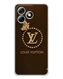 Чохол для Ulefone Note 18 Pro з картинкою «LV — золота печатка»