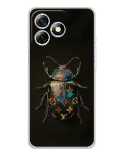 Чохол для Ulefone Note 18 Pro з картинкою «LV — мармуровий принт»
