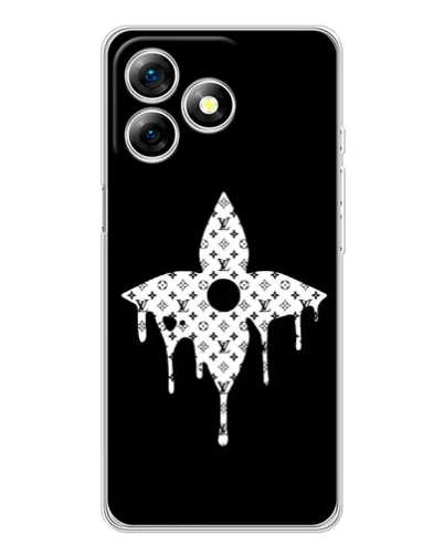 Чохол для Ulefone Note 18 Pro з картинкою «Квіткова монограма» Чохол для Ulefone Note 18 Pro з картинкою «Квіткова монограма»