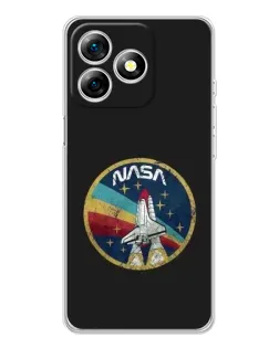 Чехол для Ulefone Note 18 Pro с картинкой «NASA — эмблема миссии»
