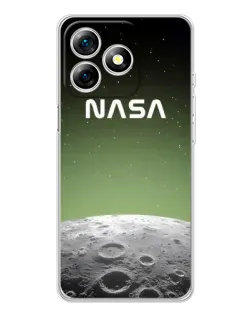 Чехол для Ulefone Note 18 Pro с картинкой «NASA — лунный градиент»