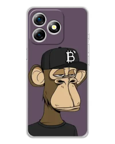 Чехол для Ulefone Note 18 Pro с картинкой «Bored Ape в кепке» Чехол для Ulefone Note 18 Pro с картинкой «Bored Ape в кепке»