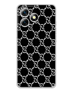 Чехол для Ulefone Note 18 Pro с картинкой «Gucci — сетчатый паттерн»