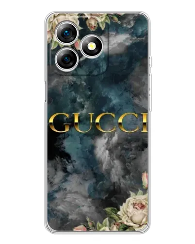 Чехол для Ulefone Note 18 Pro с картинкой «Абстрактные цветы Gucci» Чехол для Ulefone Note 18 Pro с картинкой «Абстрактные цветы Gucci»
