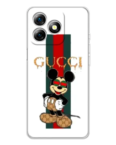 Чехол для Ulefone Note 18 Pro с картинкой «Микки Маус Gucci — полосы» Чехол для Ulefone Note 18 Pro с картинкой «Микки Маус Gucci — полосы»