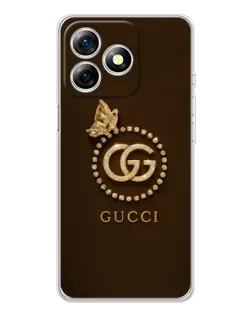 Чехол для Ulefone Note 18 Pro с картинкой «Gucci — золотая бабочка» Чехол для Ulefone Note 18 Pro с картинкой «Gucci — золотая бабочка»