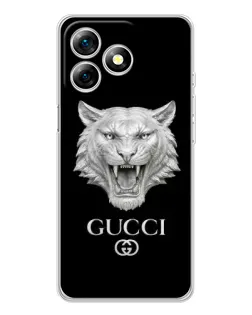 Чехол для Ulefone Note 18 Pro с картинкой «Gucci — серебряный лев» Чехол для Ulefone Note 18 Pro с картинкой «Gucci — серебряный лев»