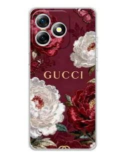 Чехол для Ulefone Note 18 Pro с картинкой «Gucci — бордовые розы» Чехол для Ulefone Note 18 Pro с картинкой «Gucci — бордовые розы»