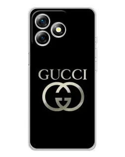 Чехол для Ulefone Note 18 Pro с картинкой «Gucci — золото на черном» Чехол для Ulefone Note 18 Pro с картинкой «Gucci — золото на черном»
