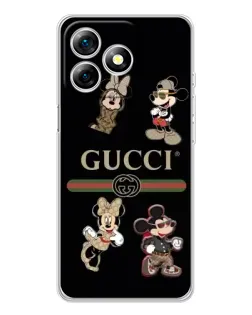 Чехол для Ulefone Note 18 Pro с картинкой «Gucci — герои Disney и монограмма» Чехол для Ulefone Note 18 Pro с картинкой «Gucci — герои Disney и монограмма»