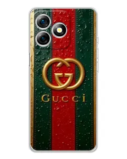 Чехол для Ulefone Note 18 Pro с картинкой «Gucci — фирменная полоса и золото» Чехол для Ulefone Note 18 Pro с картинкой «Gucci — фирменная полоса и золото»