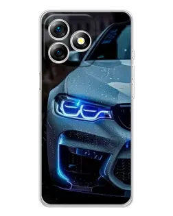 Чохол для Ulefone Note 18 Pro з картинкою «Погляд BMW з синіми фарами» Чохол для Ulefone Note 18 Pro з картинкою «Погляд BMW з синіми фарами»