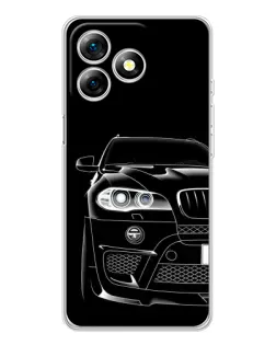 Чохол для Ulefone Note 18 Pro з картинкою «Темний силует BMW»
