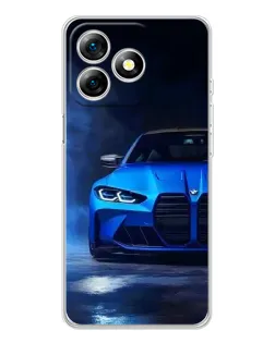 Чохол для Ulefone Note 18 Pro з картинкою «Блакитна BMW M4»