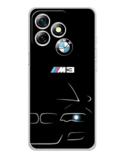Чохол для Ulefone Note 18 Pro з картинкою «Мінімалістичний принт BMW M3»