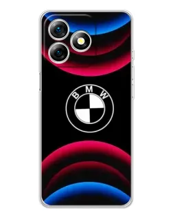 Чохол для Ulefone Note 18 Pro з картинкою «Логотип BMW та неонові дуги»