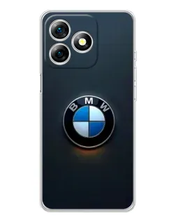Чохол для Ulefone Note 18 Pro з картинкою «Логотип BMW — мінімалізм»