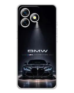 Чохол для Ulefone Note 18 Pro з картинкою «BMW крізь нічне місто»