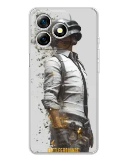 Чохол для Ulefone Note 18 Pro з картинкою «PUBG — боєць у пилу»