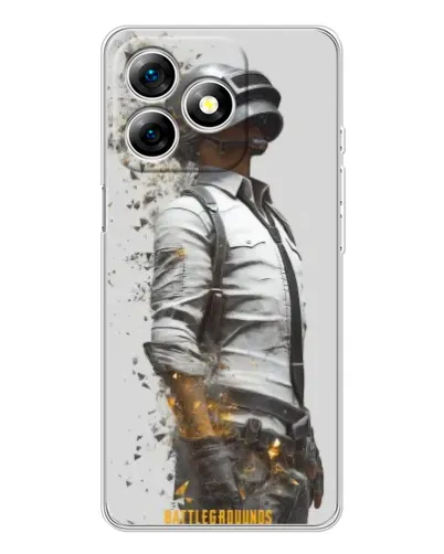 Чохол для Ulefone Note 18 Pro з картинкою «PUBG — боєць у пилу»