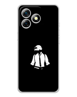 Чохол для Ulefone Note 18 Pro з картинкою «PUBG — білий шолом»