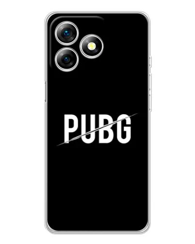Чохол для Ulefone Note 18 Pro з картинкою «PUBG — білий логотип»