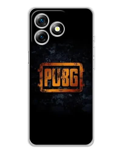 Чохол для Ulefone Note 18 Pro з картинкою «PUBG — золотий логотип»