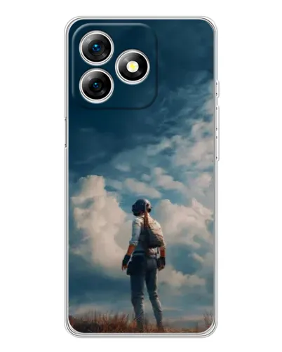 Чохол для Ulefone Note 18 Pro з картинкою «Герой PUBG на скелі»