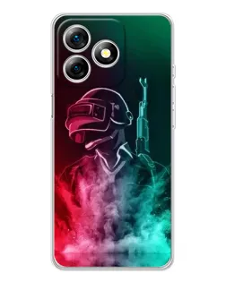 Чохол для Ulefone Note 18 Pro з картинкою «PUBG — вогняний воїн»
