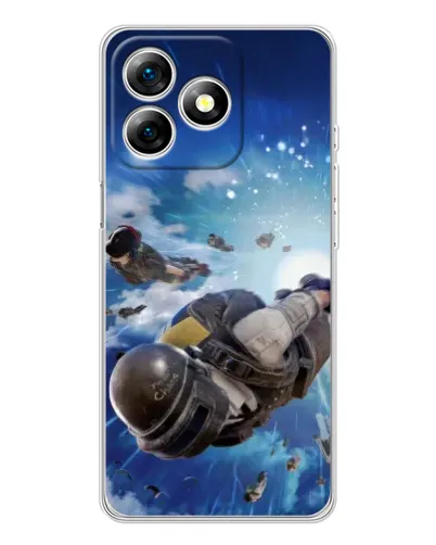 Чохол для Ulefone Note 18 Pro з картинкою «Десант PUBG — стрибок»