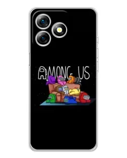 Чохол для Ulefone Note 18 Pro з картинкою «Логотип Among Us»