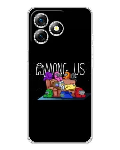 Чохол для Ulefone Note 18 Pro з картинкою «Логотип Among Us»